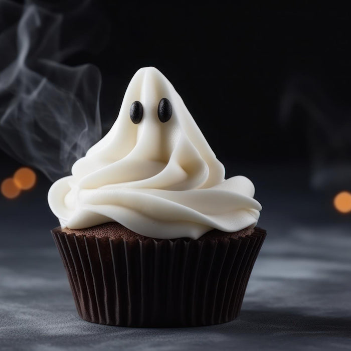 Cupcakes Fantasma Sin Azúcar