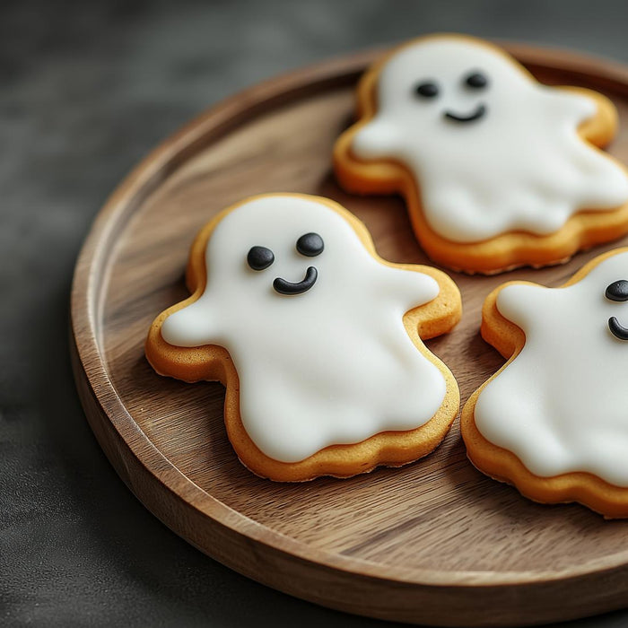 Fantasmitas de Galleta de Avena Sin Azúcar