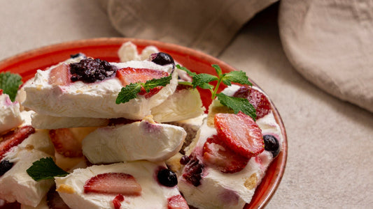 Galletas de helado sin azúcar de plátano y yogurt con Gotas AluSweet Alulosa — snack saludable fácil