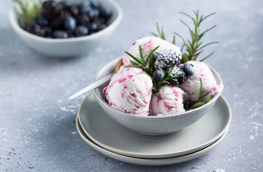 Helado sin azúcar casero con fruta congelada — receta fácil y natural con AluSweet