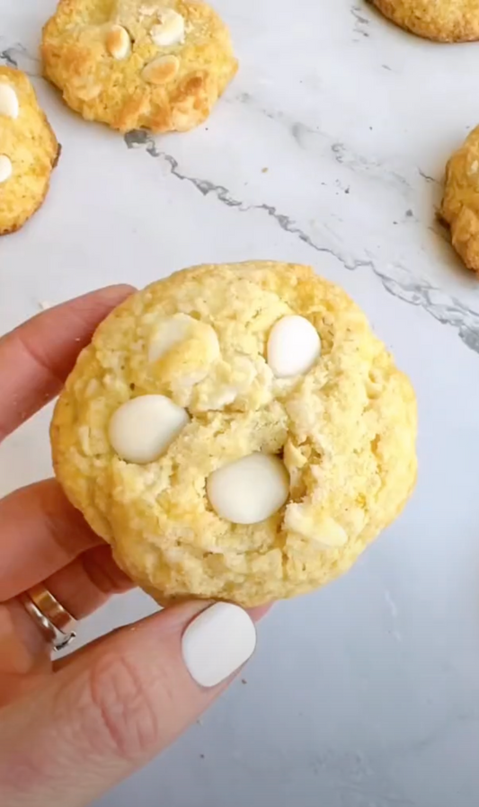 Galletas de limón y chocolate blanco