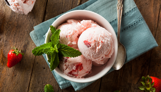 Helado cremoso sin azúcar con leche evaporada y AluSweet Alulosa — receta base para helados caseros