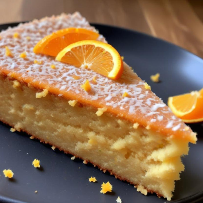 Torta de Naranja y Zanahoria Sin Azúcar