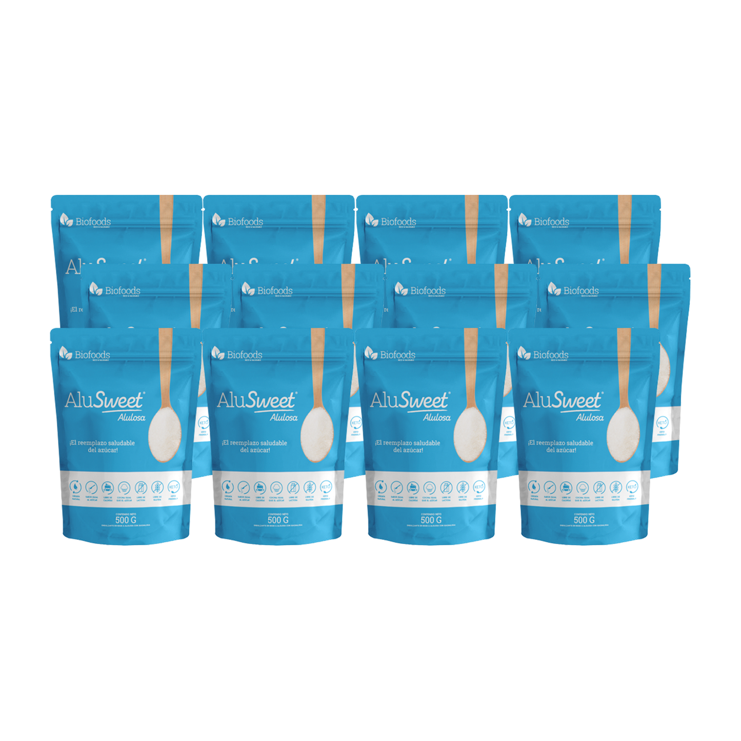 12 Units AluSweet Allulose Powder 500g