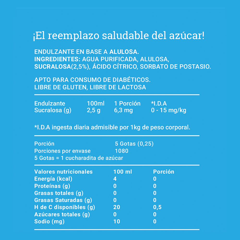 AluSweet Liquid Pack: Allulose 360ml + Tagatose 360ml + Stevia 270ml