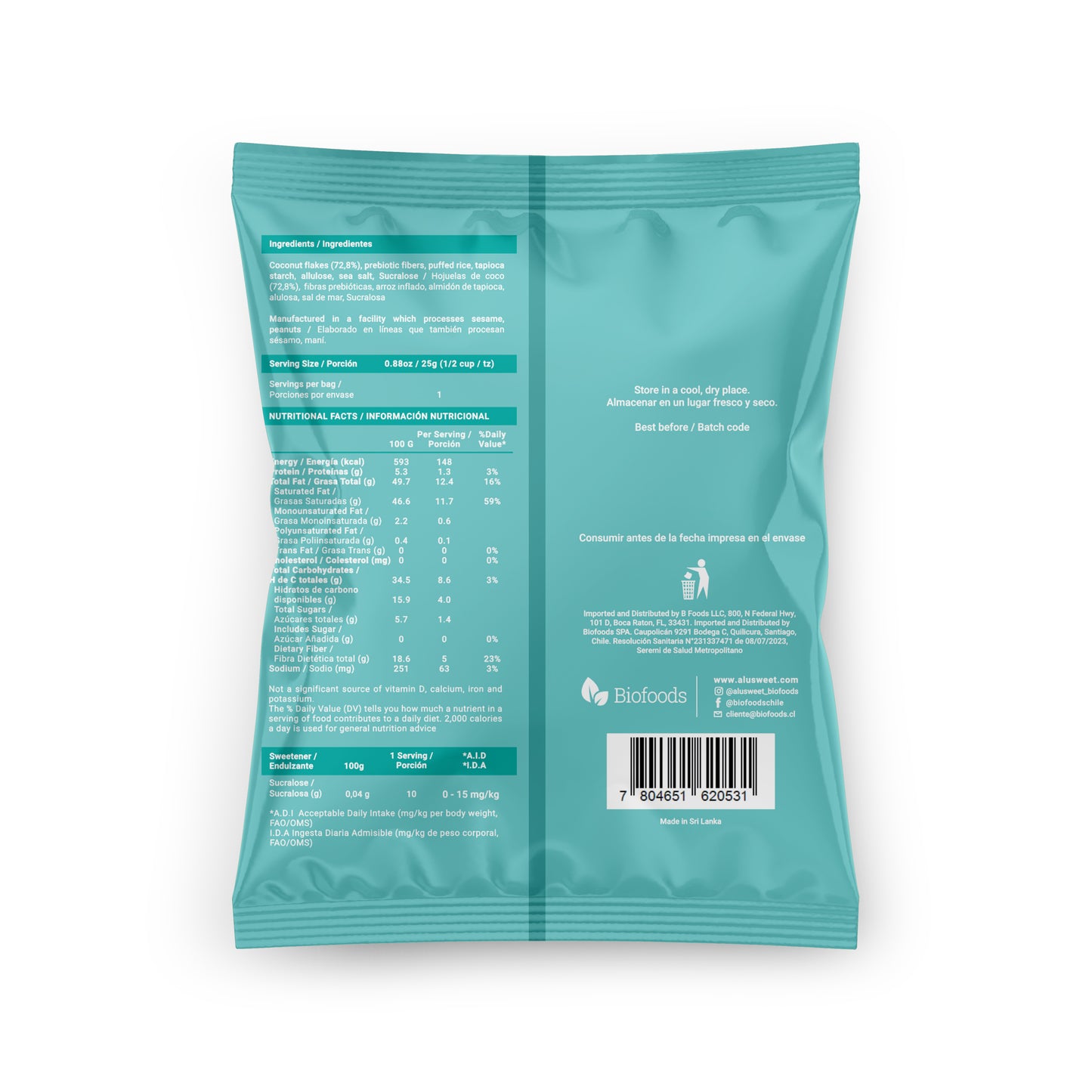 Coco Crunch: nueva colacion de coco crocante