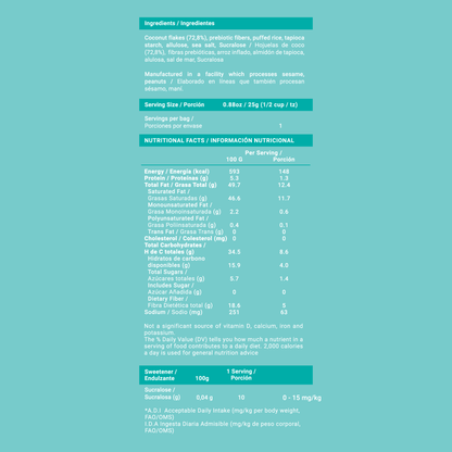 Coco Crunch: nueva colacion de coco crocante